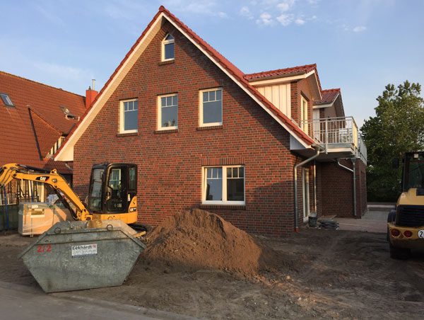 Bauphase der Ferienwohnung Langeoogzeit