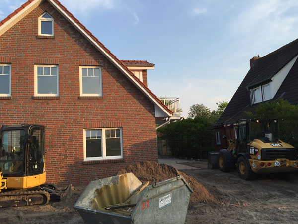 Bauphase der Ferienwohnung Langeoogzeit