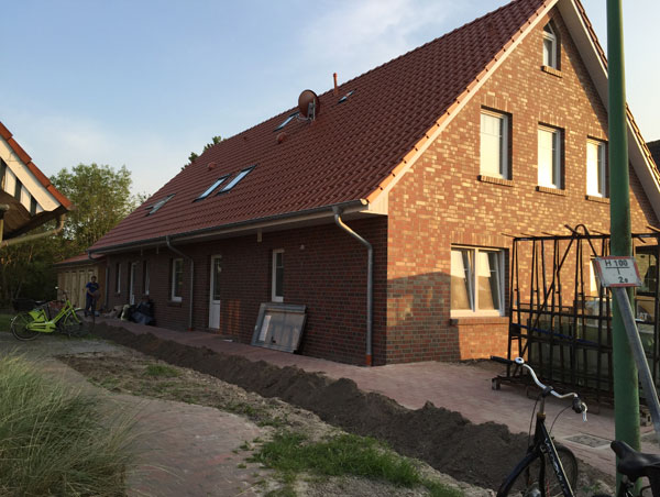Bauphase der Ferienwohnung Langeoogzeit